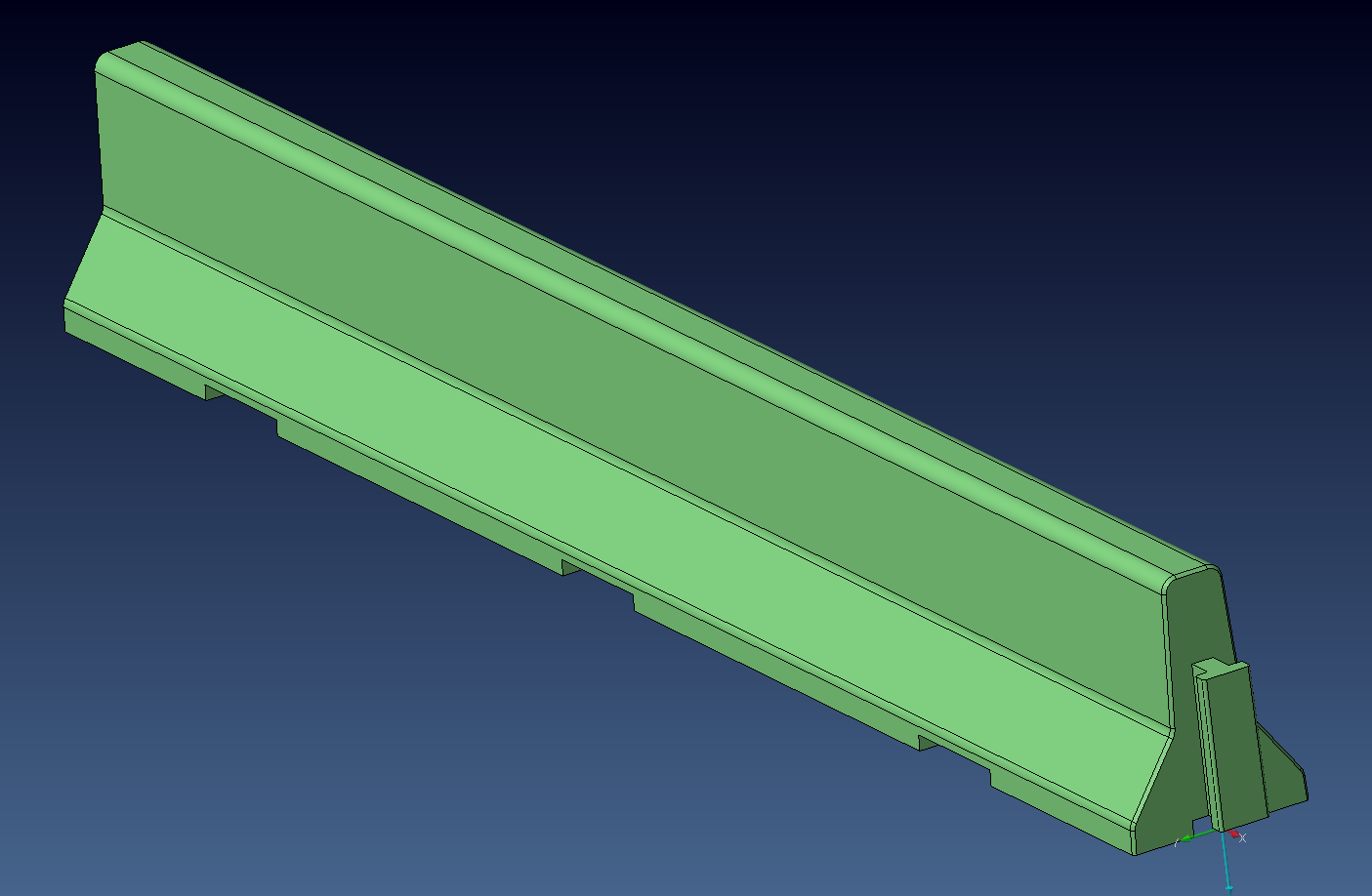 Steel Fiber Reinforced Concrete New Jersey Barrier — Mold Design & Manufacturing Innovation