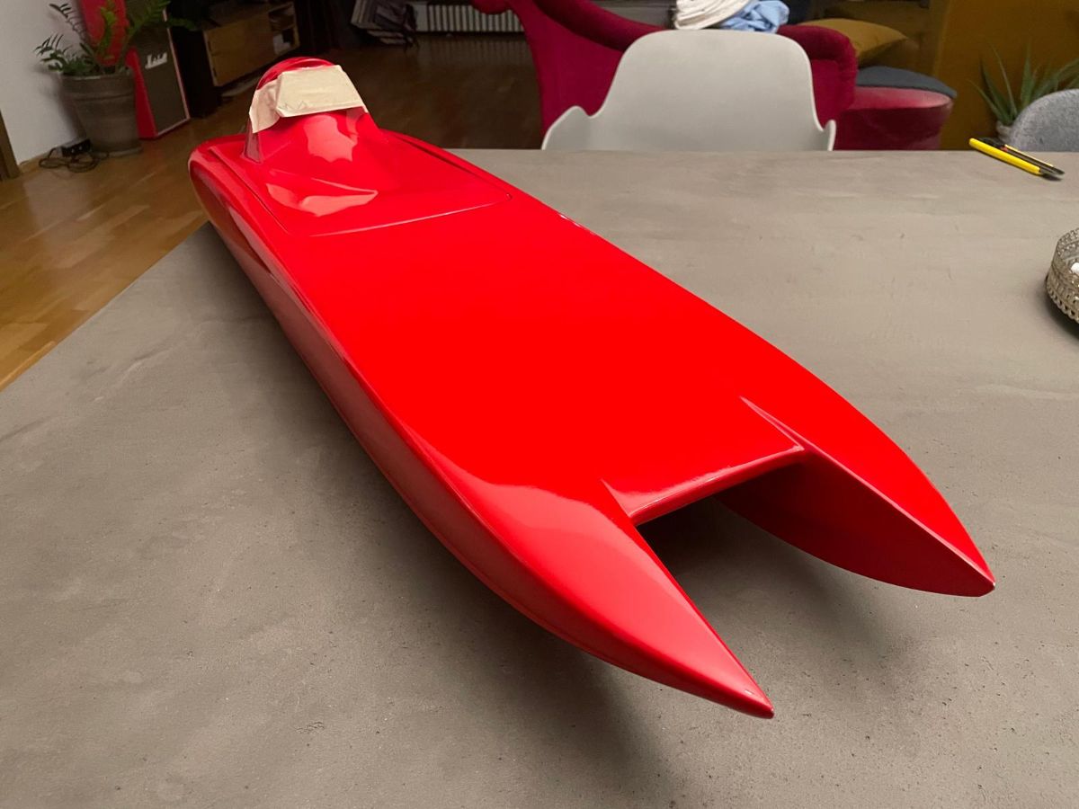 FPV RC Speedboat Canopy Integration — Embedded DJI Camera & VTX System with Waterproof Enclosure Design